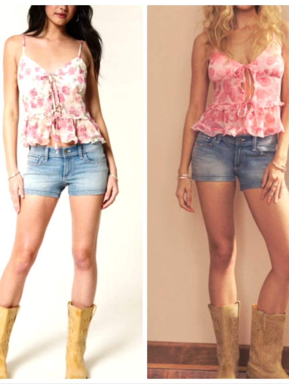 Hollister Low-Rise Shortie Shorts NWT Tight Fit Denim Flap Back Pockets Sz 10